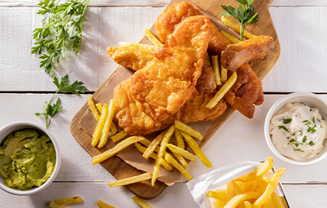 Large Cod and Chips